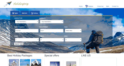 Desktop Screenshot of holidaytrip.in