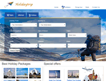 Tablet Screenshot of holidaytrip.in